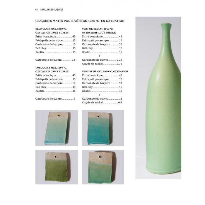 Kit De 10 Peintures Sous Glaçure Pour Céramique - Assortiment De Couleurs - Pour Argile, Verdure, Biscuit - 2.35 Lbs